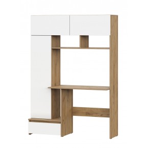 Стол компьютерный NN Мебель (МС Некст 1) Дуб Золотой/Белый